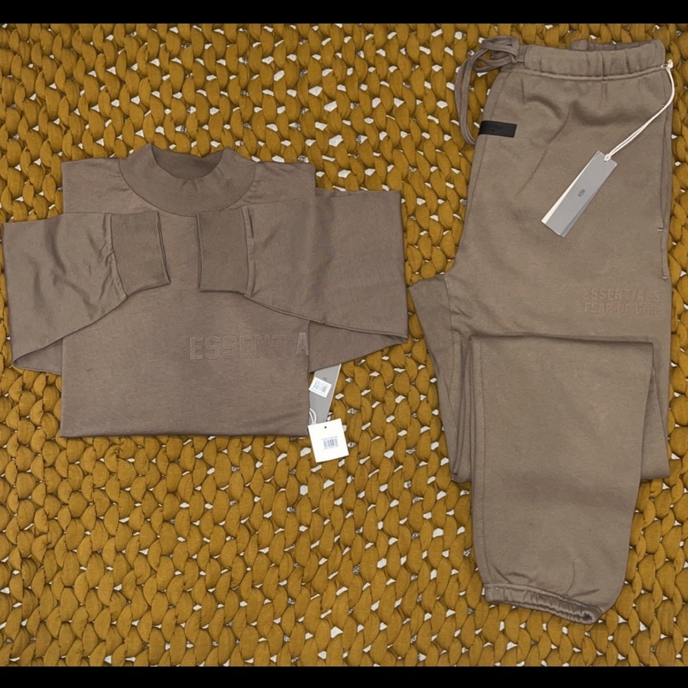 Fear of God Long Sleeve Tee - Brown